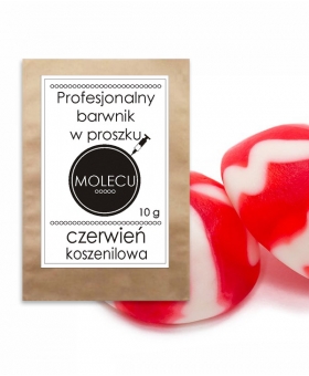BARWNIK CZERWIEŃ KOSZENILOWA W PROSZKU 10 G